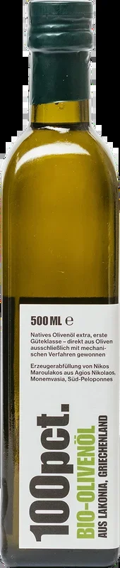 100pct. Bio-Olivenöl aus Griechenland – extra native