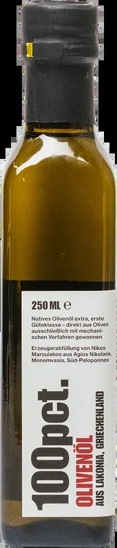100pct. Greek olive oil – extra virgin