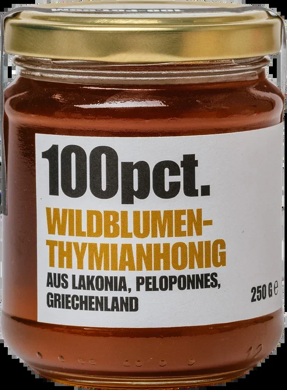 100pct. Wildflower thyme honey from Greece