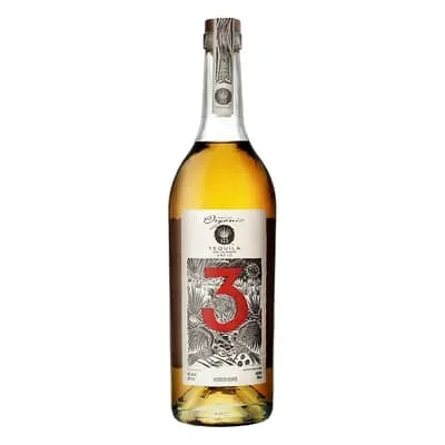 123 Tres Añejo Organic Tequila 70cl