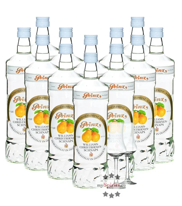 12er Paket Williams-Birnen-Schnaps von Prinz kaufen