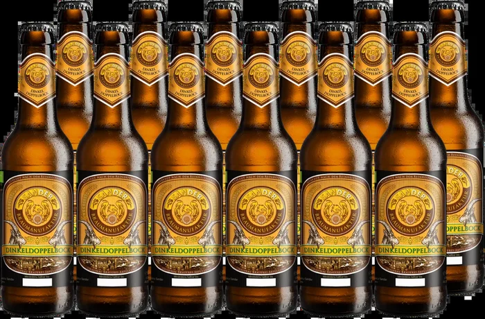 12x Braumanufaktur Sander Dinkeldoppelbock – dunkles Bockbier
