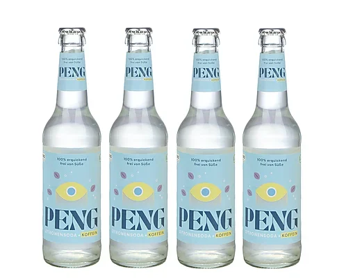 12x PENG organic citric soda with caffeine