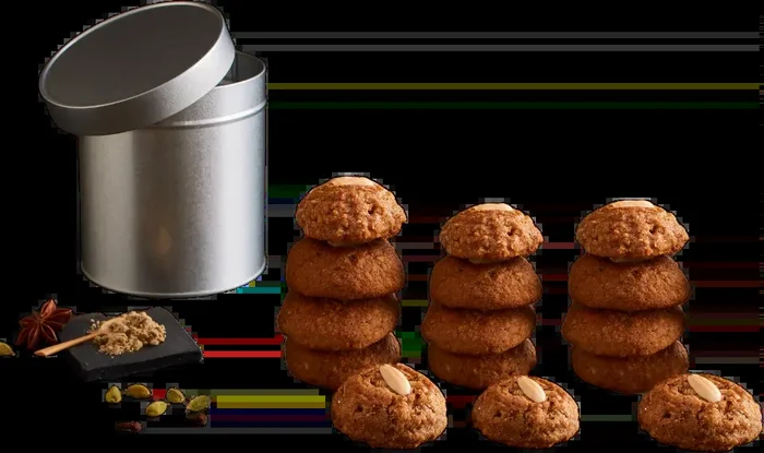15 Original Mini Elisen gingerbread natural in a tin