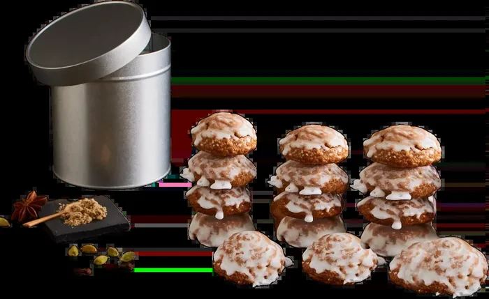 15er Original Mini Elisen Lebkuchen Zuckerguss in der Dose