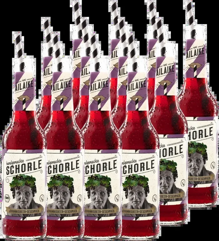 15x AiLaike organic blackcurrant spritzer