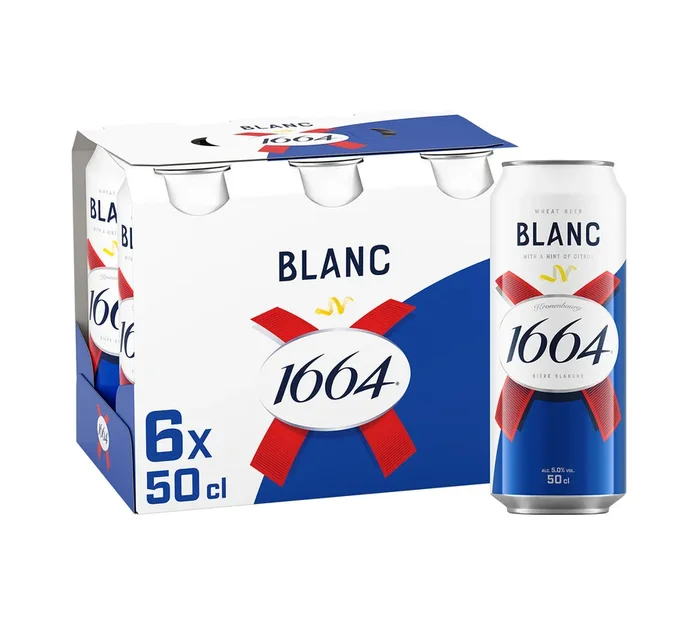 1664 Blanc 6x50cl Birra di frumento – ordina online | Negozio di bevande