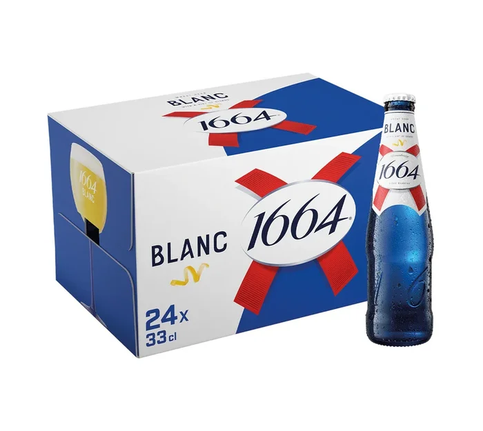 1664 Blanc Bier 33cl confezione da 24 | Acquistalo ora nel negozio di bevande