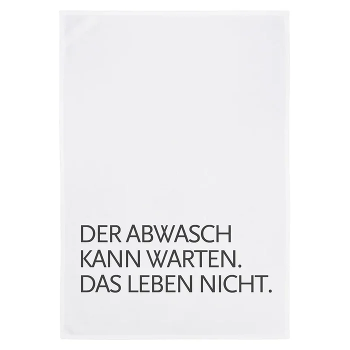 17:30 Geschirrtuch | Der Abwasch kann warten