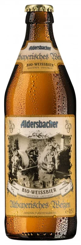 18 Flaschen Aldersbacher Bio-Altbayerisches-Weizen