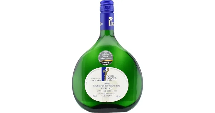 2018er Riesling Spätlese lieblich Retzbacher Benediktusberg