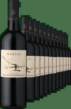 2024 Baron Philippe de Rothschild Merlot im 12er-Vorratspaket