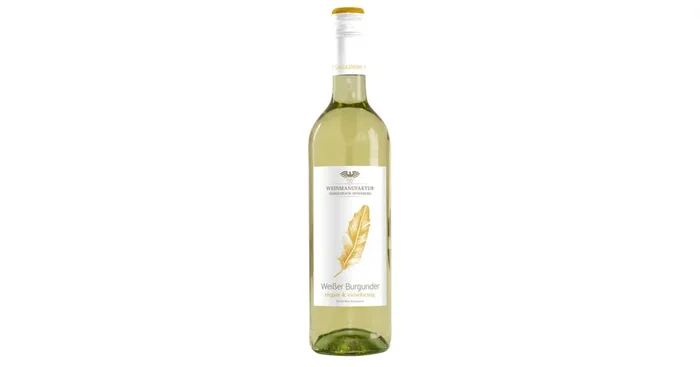 2024er Glücksfeder Weißburgunder Qualitätswein feinherb 0,75L