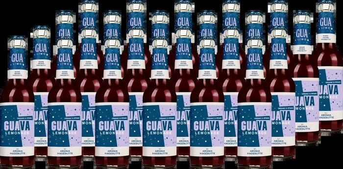 24x GUA LIMO Aronia & Rosehip – Organic Lemonade