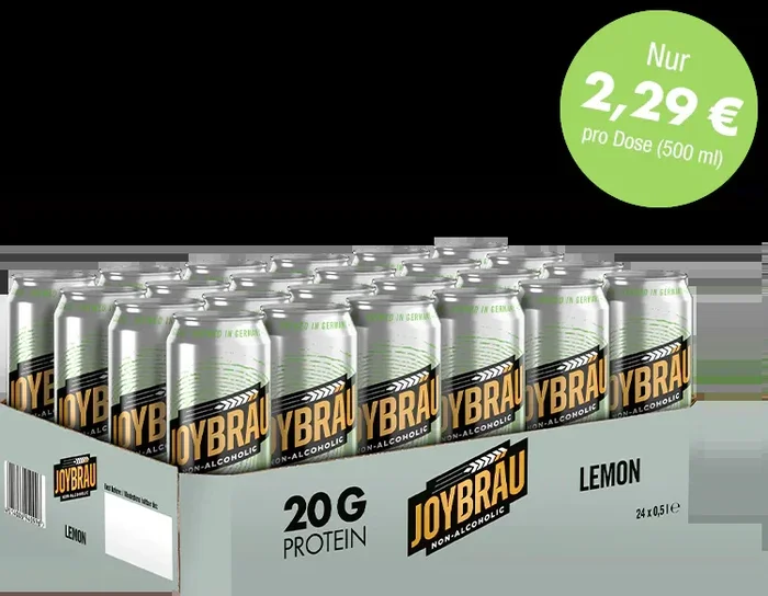 24x JoyBräu Lemon – non-alcoholic protein beer