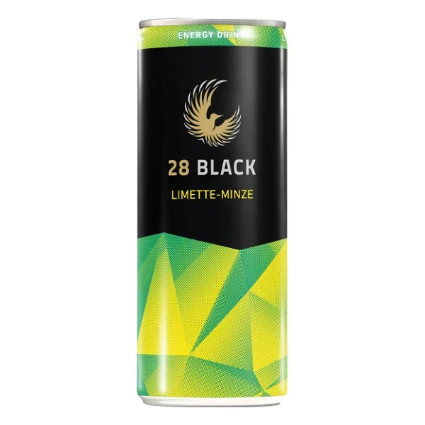 28 Black Limette-Minze Energy Drink 24×0,25L