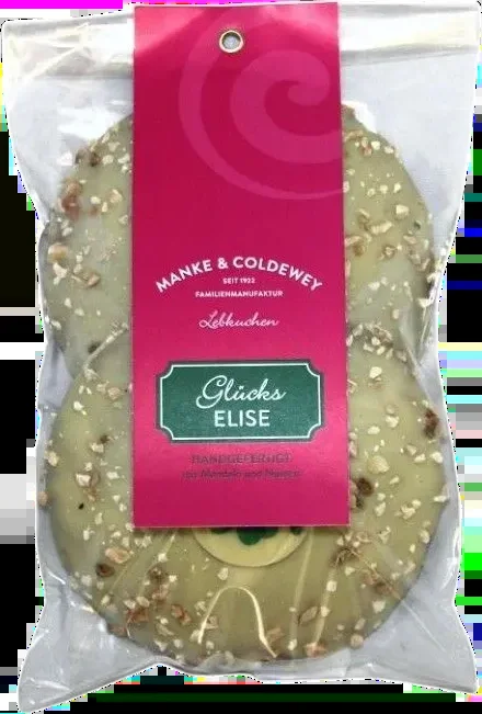 2x Glücks Elisen Lebkuchen mit weißer Schokolade