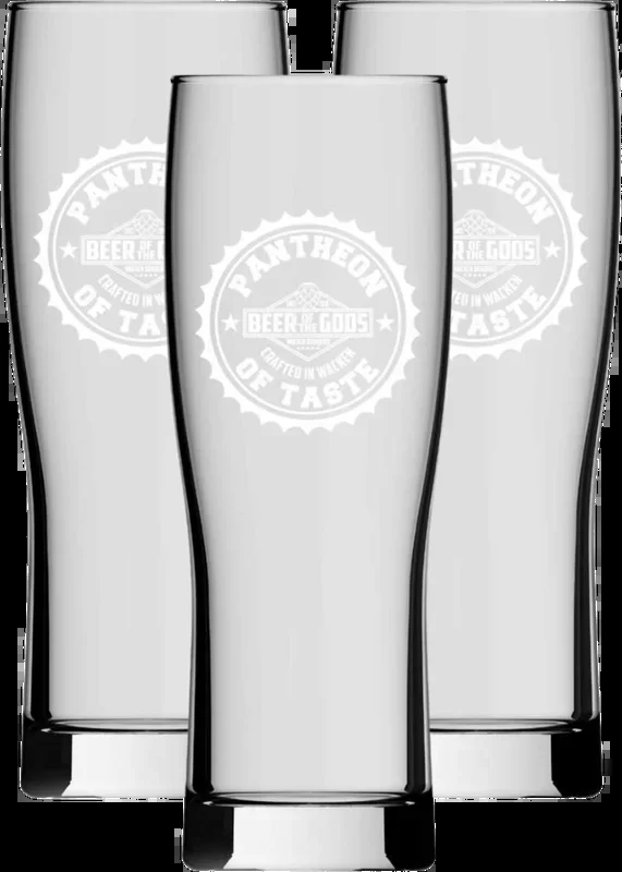 3x Biergläser A Pantheon of Taste