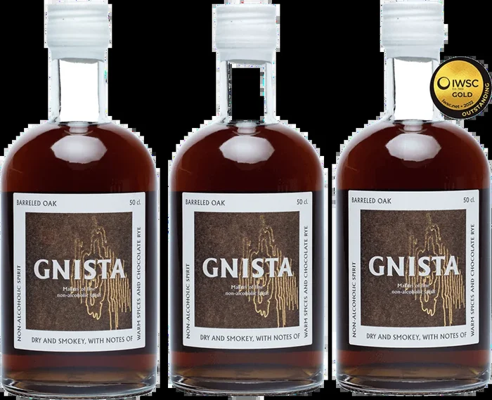 3x GNISTA Barreled Oak – Alkoholfreie Whisky-Alternative