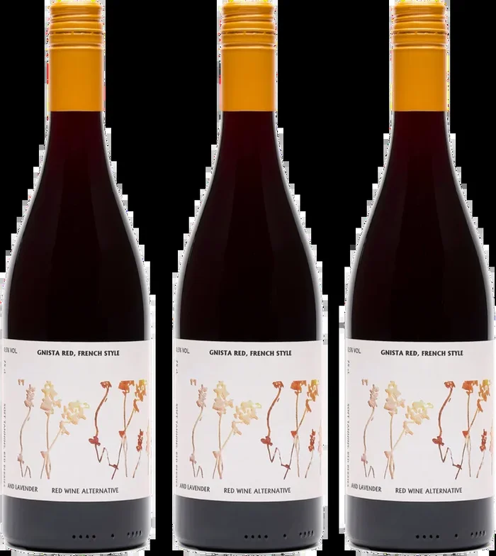 3x GNISTA Red Not Wine French Style – Alcohol-free wine alternative