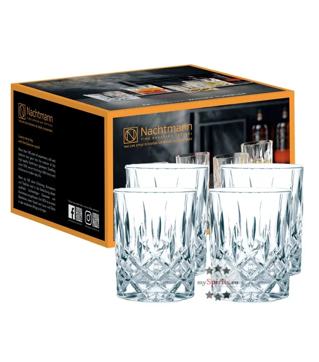 4 x Nachtmann Noblesse Tumbler Glas
