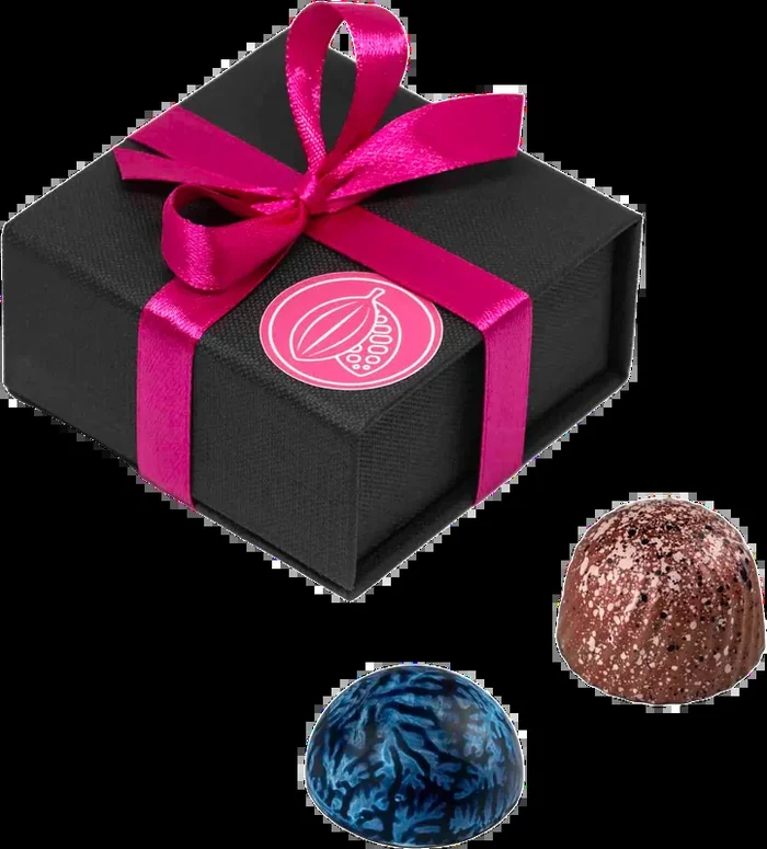 4er Pralinen Nuss Nougat & Cashew Kirsch