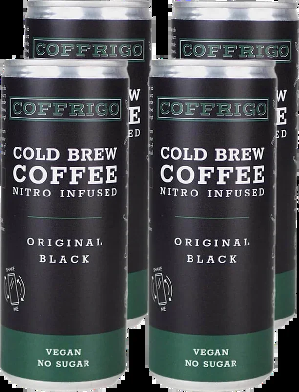 4x ORIGINAL BLACK – Cold Brew Kaffee