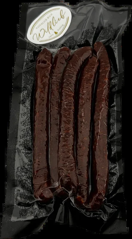 5x vacuum-packed wild boar crackers with organic pork