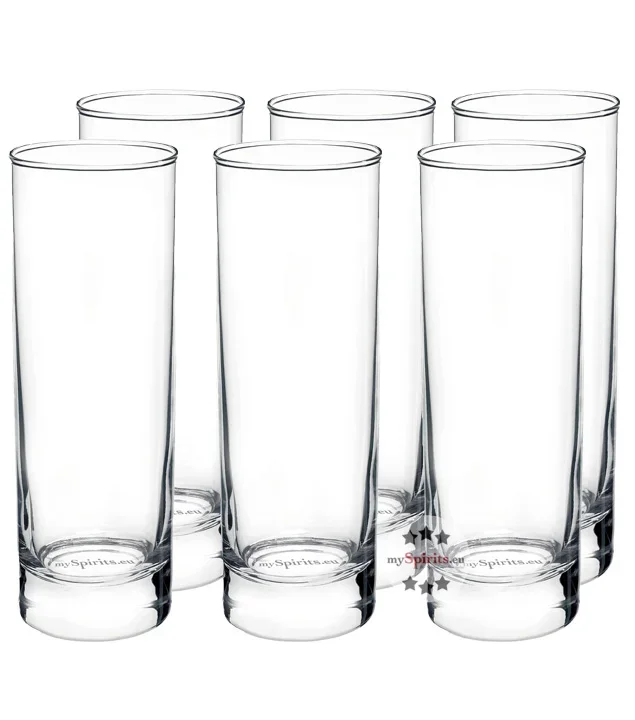 6 x mySpirits Longdrinkglas