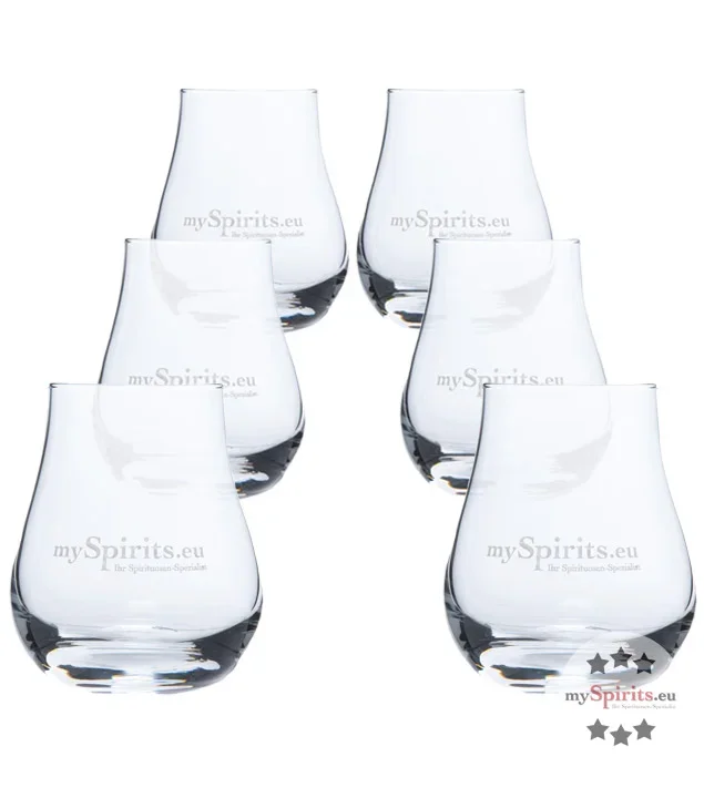 6 x mySpirits Nosing Glas