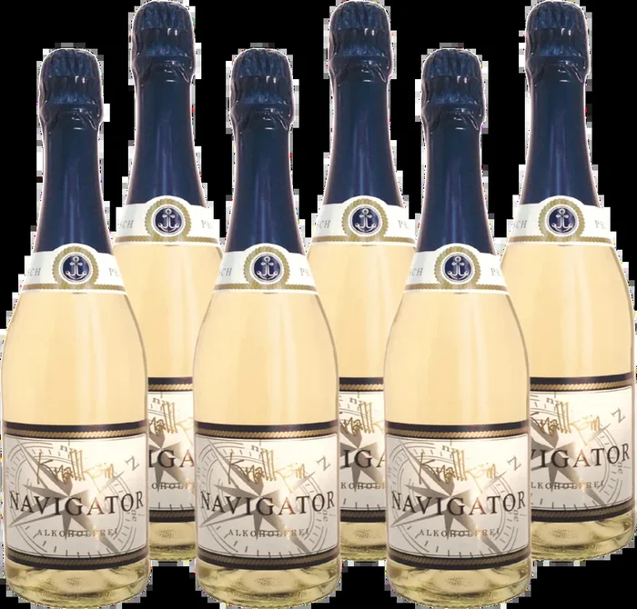6x Knallköm NAVIGATOR – non-alcoholic sparkling wine