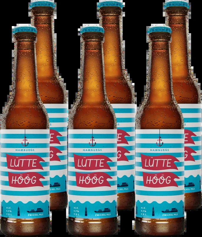 6x Lütte Höög – Das Hamburg Bier