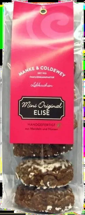 6x Mini Elisen Lebkuchen Zuckerguss