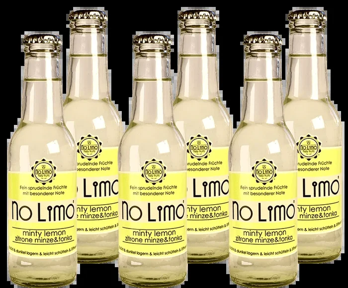6x minty lemon – Lemon Mint & Tonka – Craft Limo