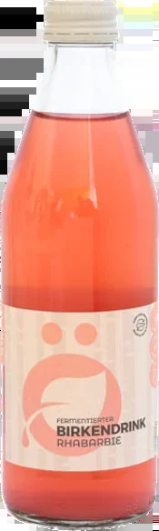 „RHABARBIE“ Fermented organic birch sap with rhubarb 12×0.33L