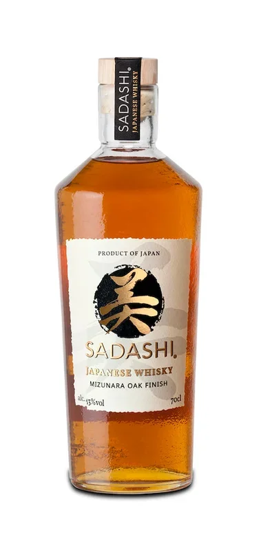„Sadashi“ japanischer Whisky, Mizunara Oak Finish, in Geschenkbox. 0,7l, Alk. 43% Vol.