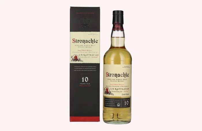 A.D. Rattray Stronachie 10 Years Old Highland Single Malt 43% Vol. 0,7l in Geschenkbox
