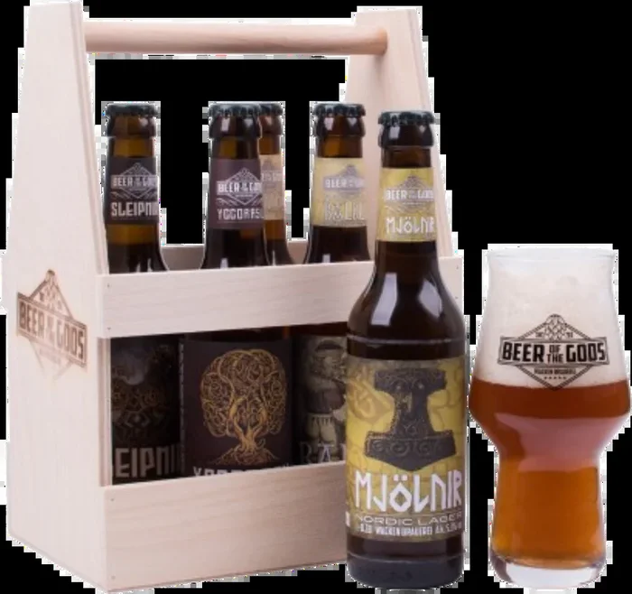 A handful of gods – 5x craft beer + beer glass
