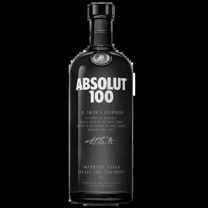 Absolut Vodka 100 Black 50% 1,0l