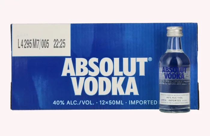 Absolut Vodka 40% Vol. 12×0,05l