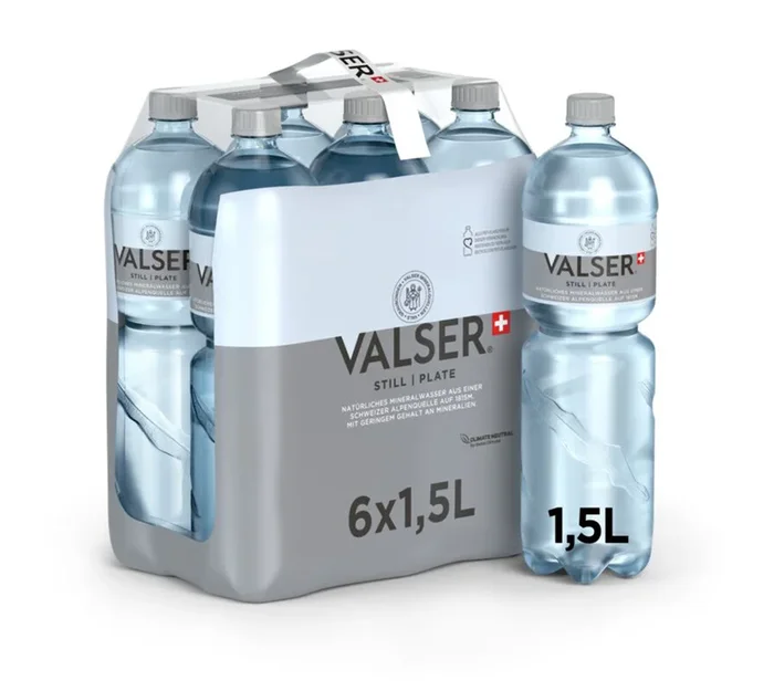 Acqua Naturale Valser 150cl Confezione da 6 | Acquista ora nel nostro negozio di bevande