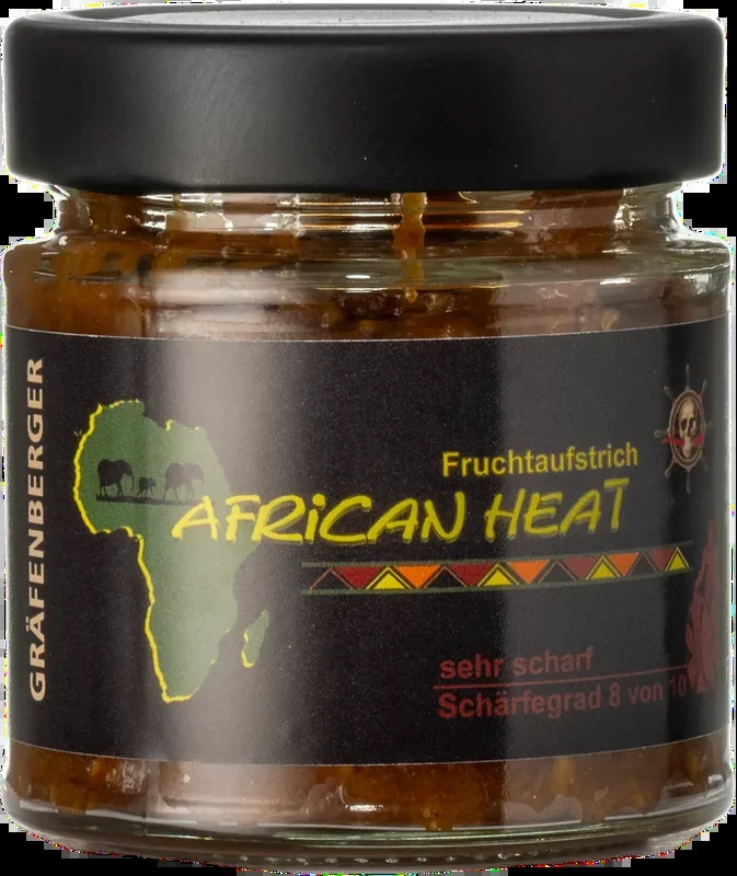 African Heat chili fruit spread