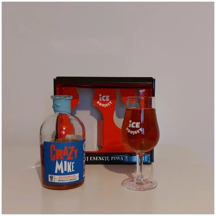 Alebrewery Ice Project CRAZY MIKE Double IPA 24% 0,25L + Glas