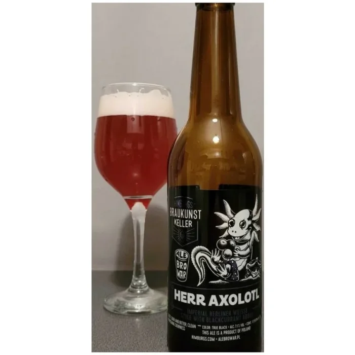 Alebrowar HERR AXOLOTL – Berliner Weisse with Blackcurrant