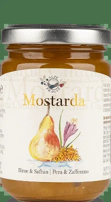 Alpe Pragas Birne und Safran Mostarda 160g