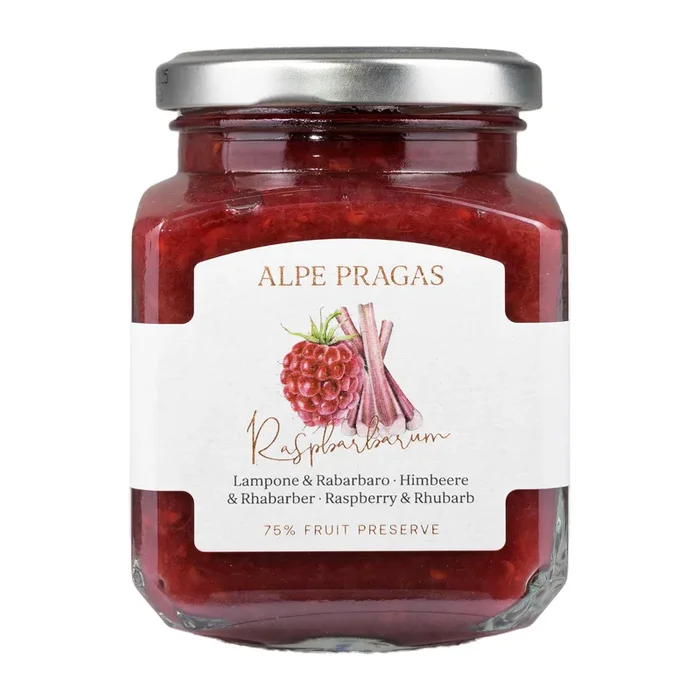 Alpe Pragas | Himbeere Rhabarber Fruchtaufstrich