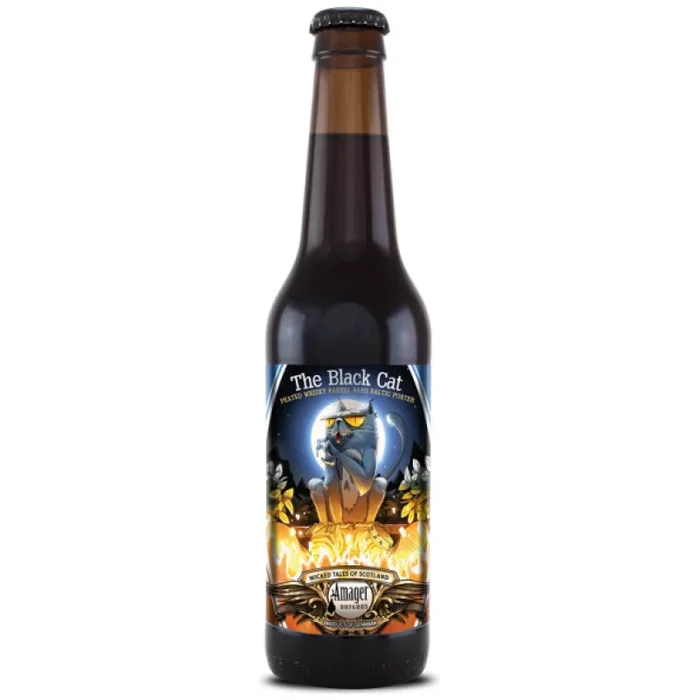Amager The Black Cat – Whisky Barrel Aged Peated Baltic Porter (Bowmore) – Dania