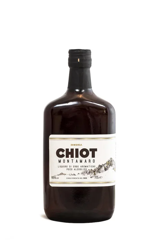 Amaro Chiot Montamaro Bordiga. Kräuterlikör aus Piemont, Italien. 0,7 l, Alk. 18 % vol.