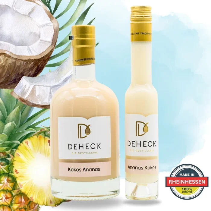 ?? Ananas Kokos Likör von DEHECK | leckerer Pina Colada Likör ?
