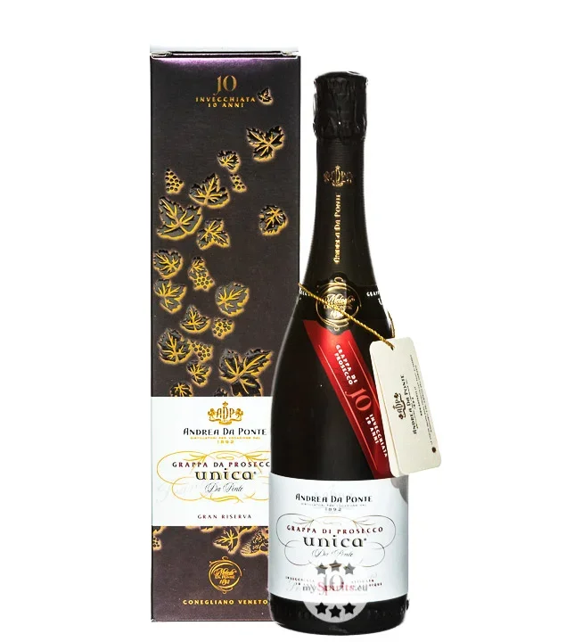 Andrea da Ponte Unica Grappa di Prosecco Invecchiata